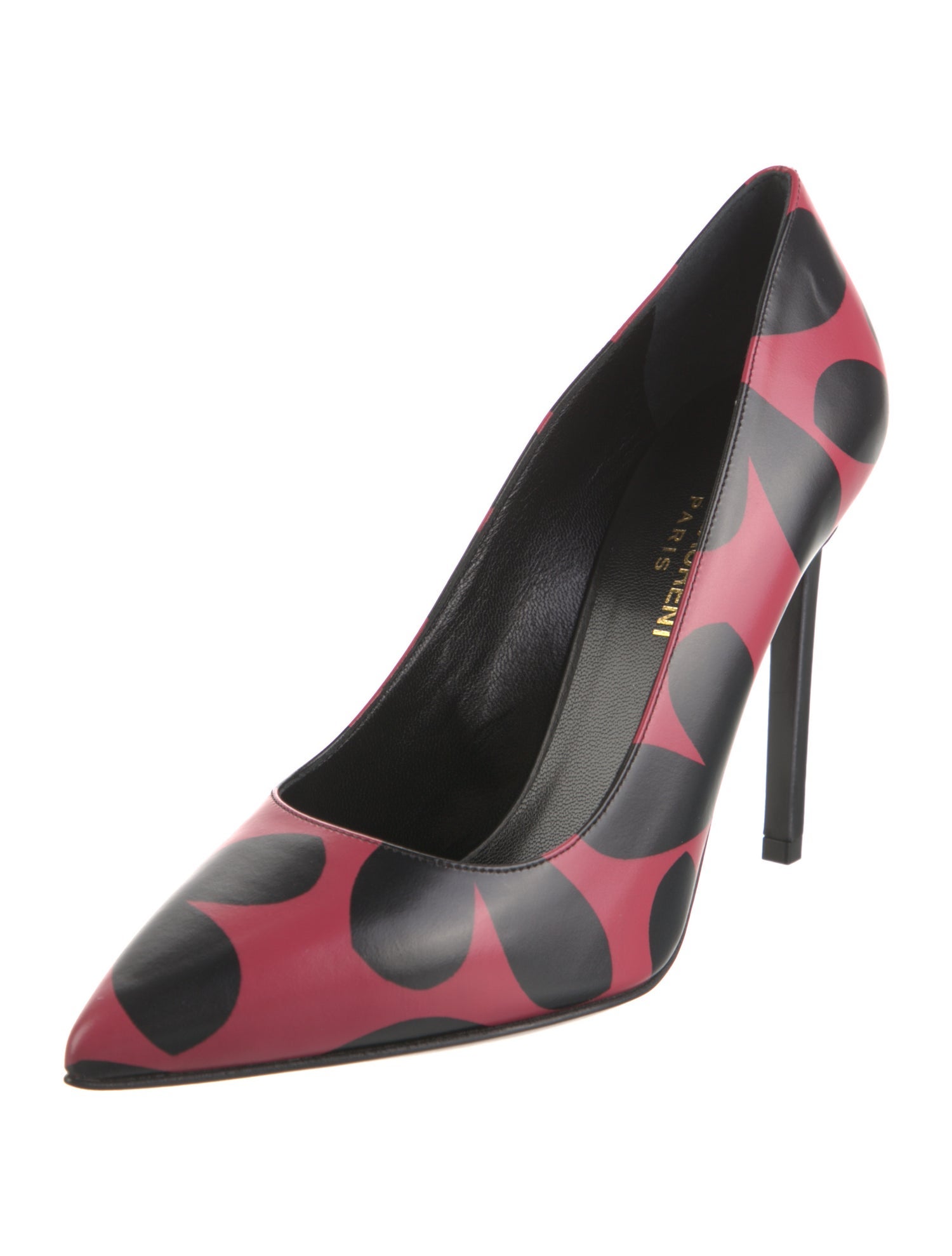 Saint Laurent Leather Printed Pumps
